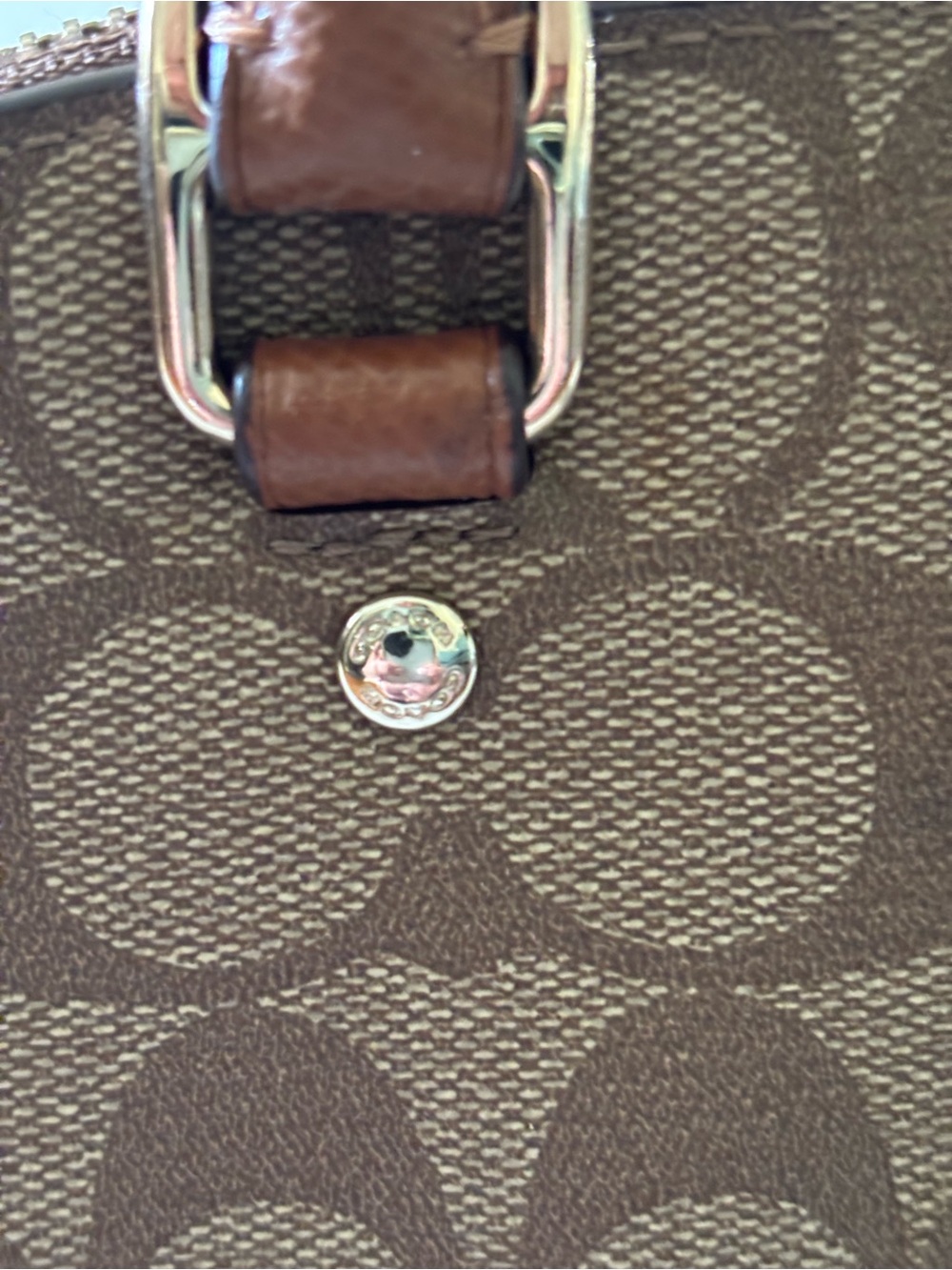 Coach Dome Sierra signature Brown Satchel - Picture 16 of 16
